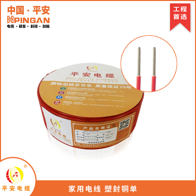 安全耐用能省电的国标线 红色